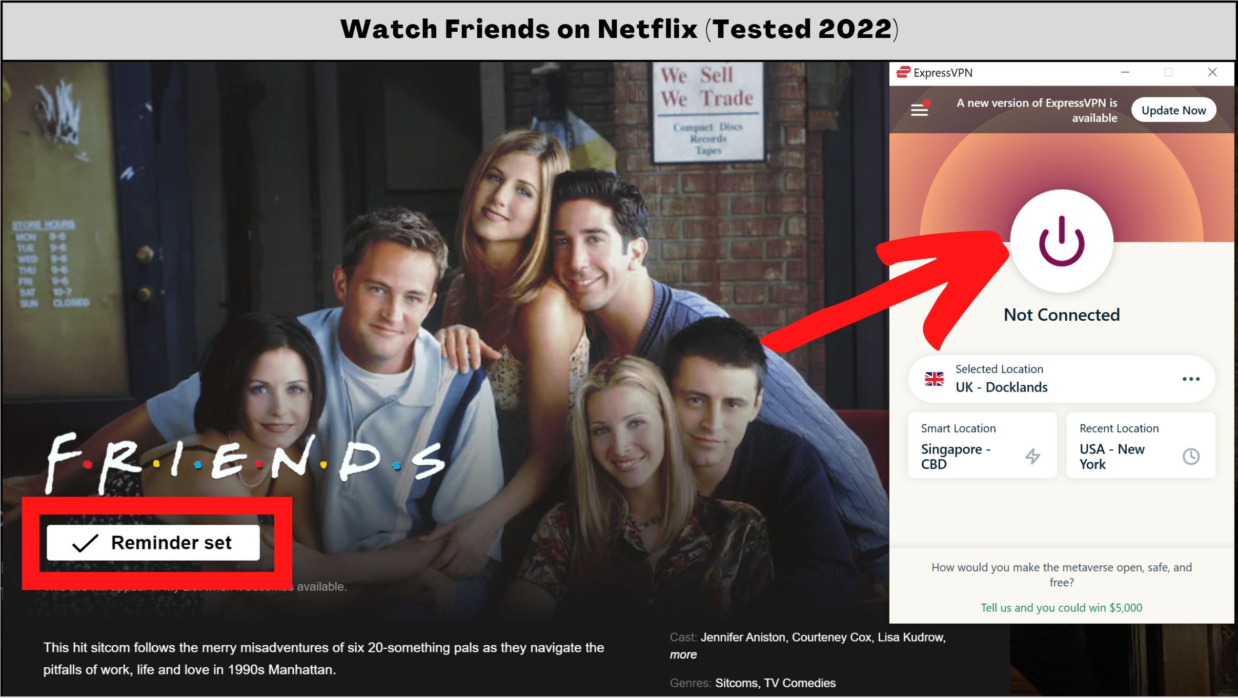 Watch Friends on Netflix USA
