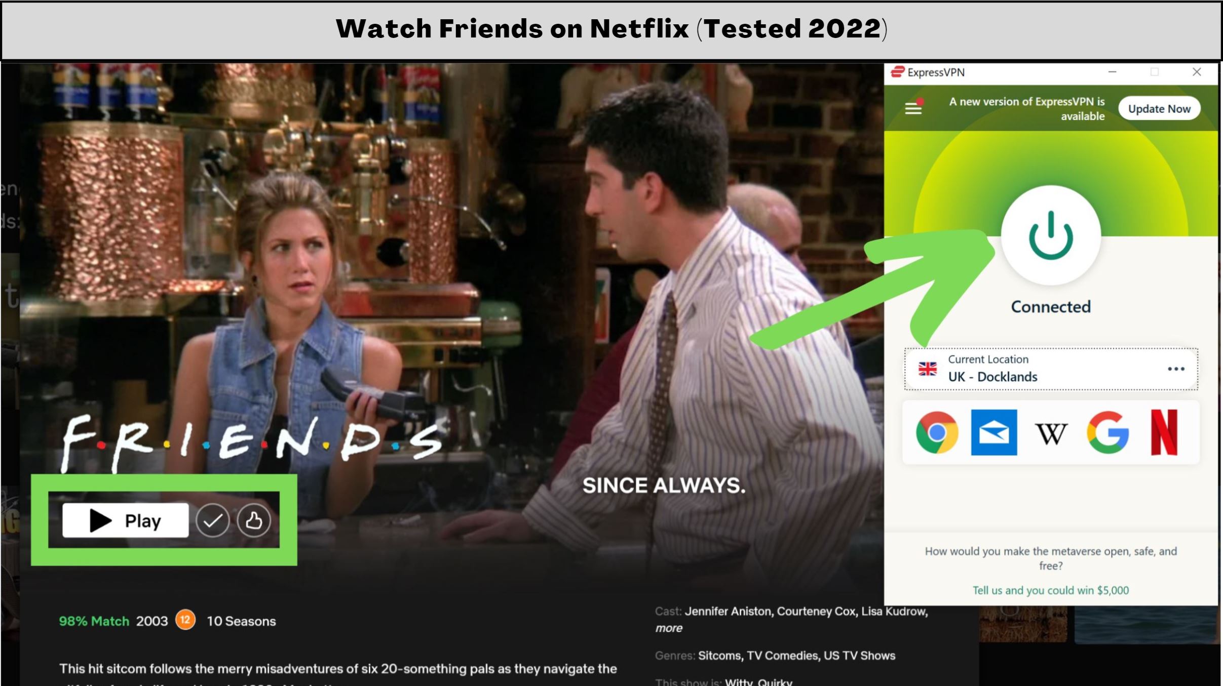 Watch Friends on Netflix
