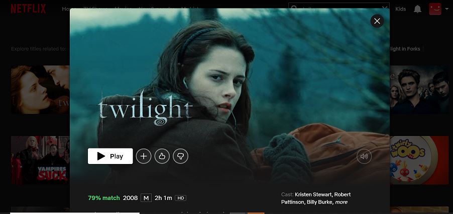 Twilight Netflix