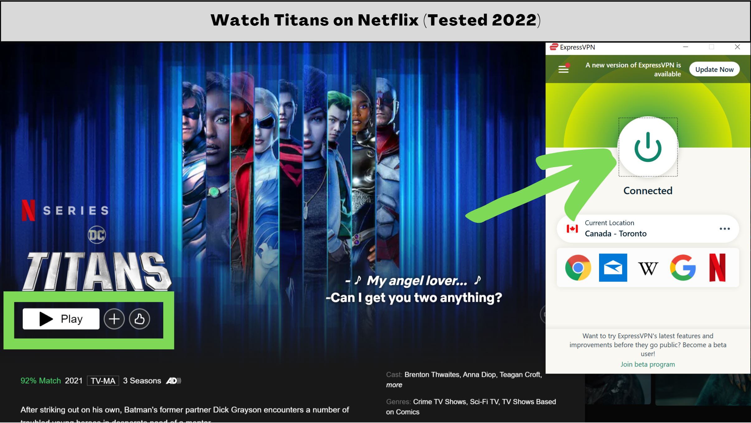 watch Titans on Netflix USA