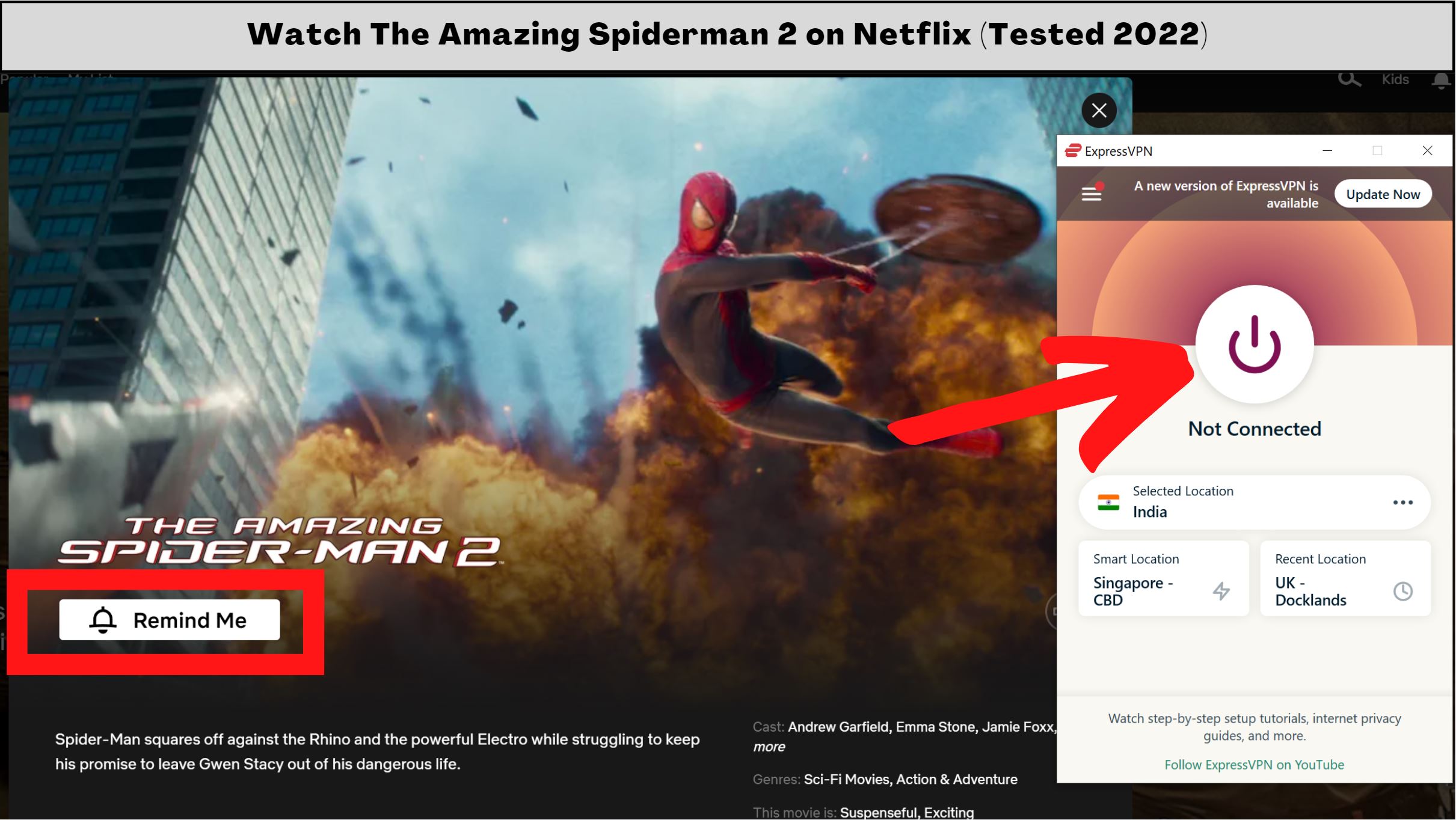 Stream amazing spiderman 2 netflix