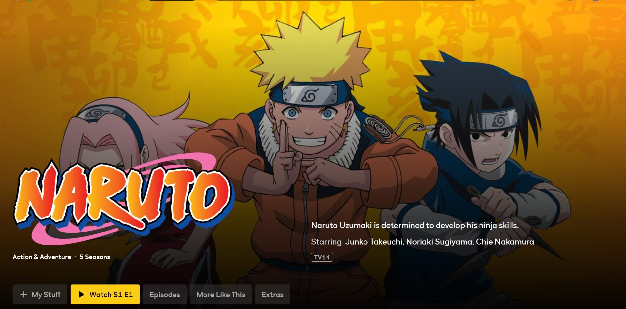 Watch Naruto free