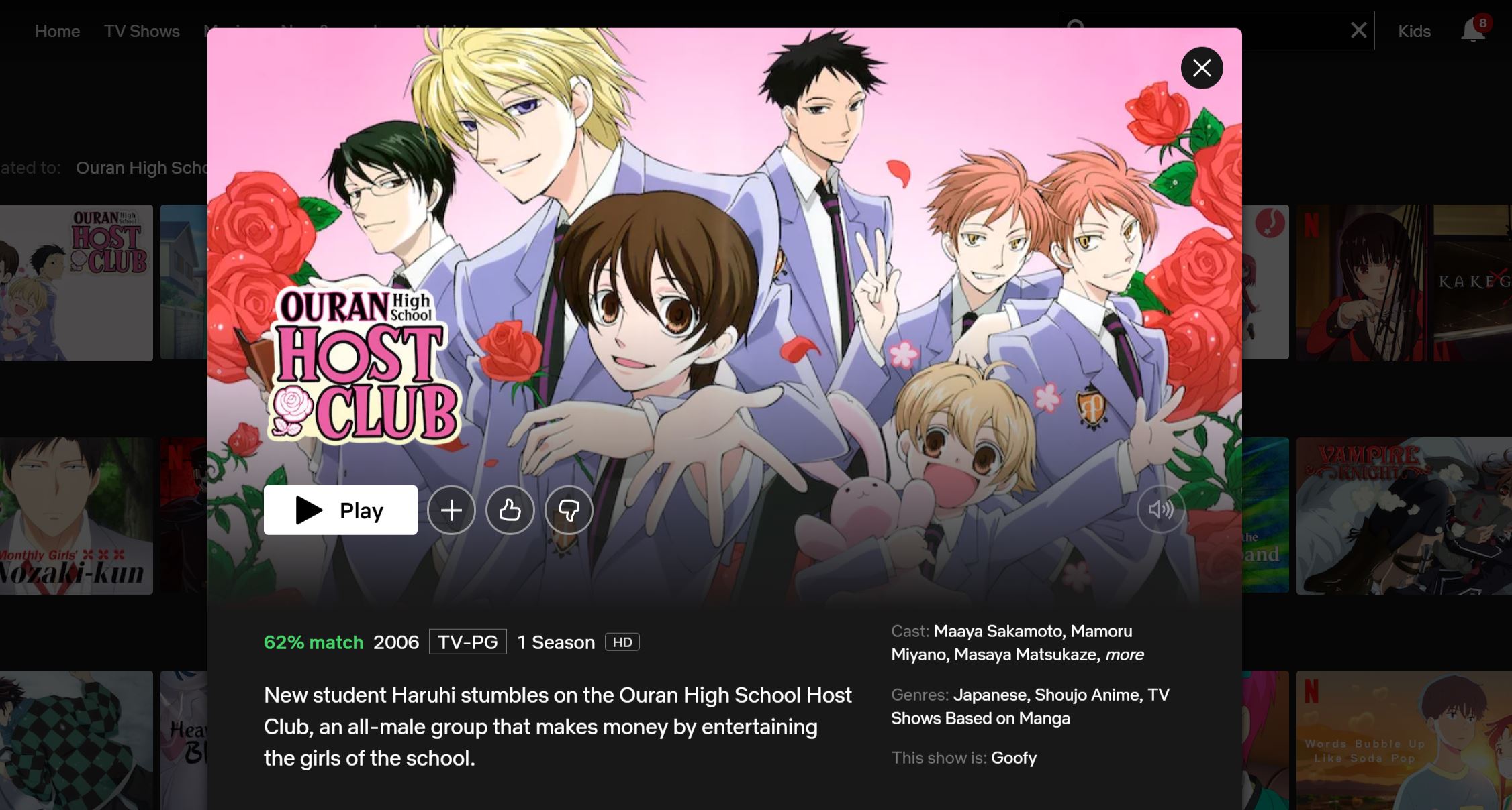 How To Watch Ouran High School Host Club On Netflix In 2022