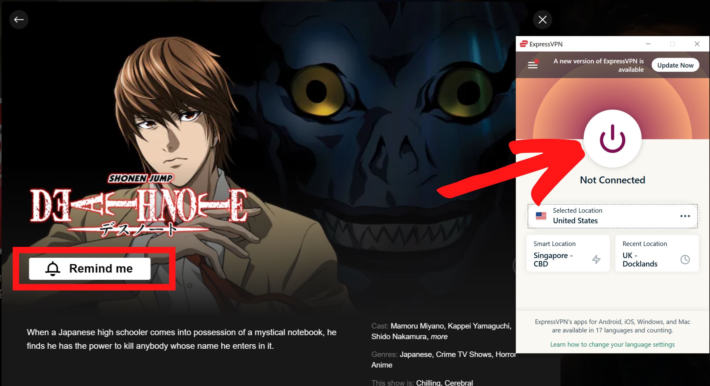 How To Watch Death Note On Netflix UK  Ireland easy Steps 