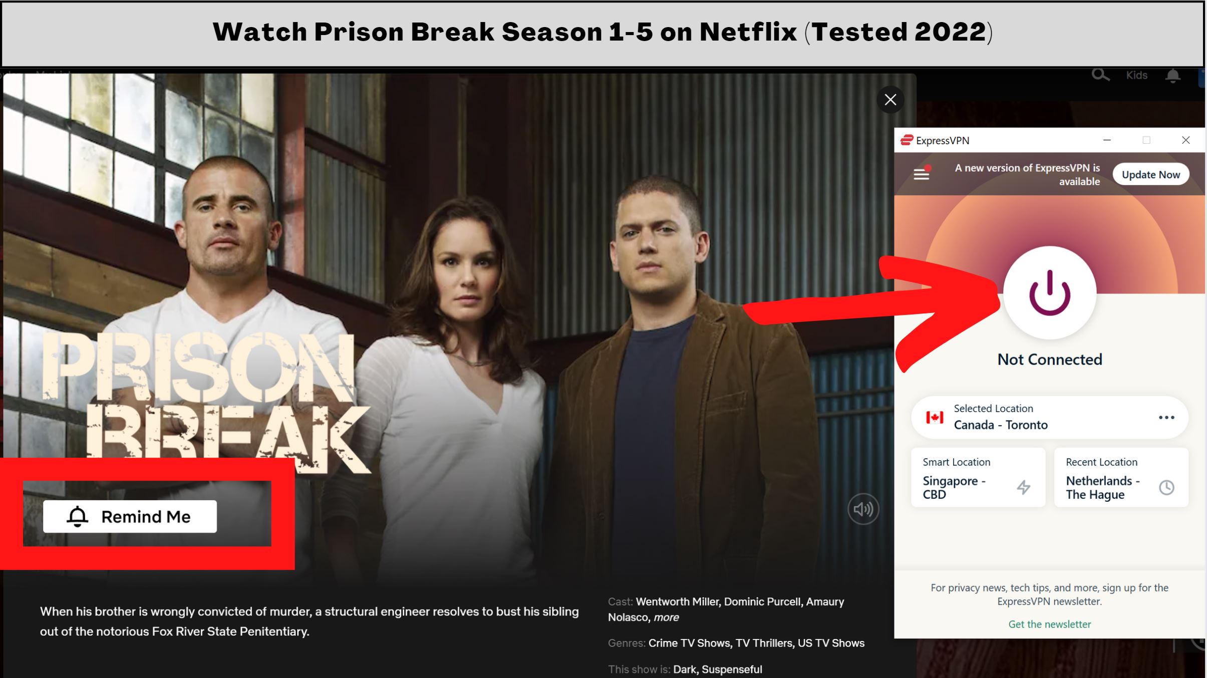 Stream Prison Break Netflix