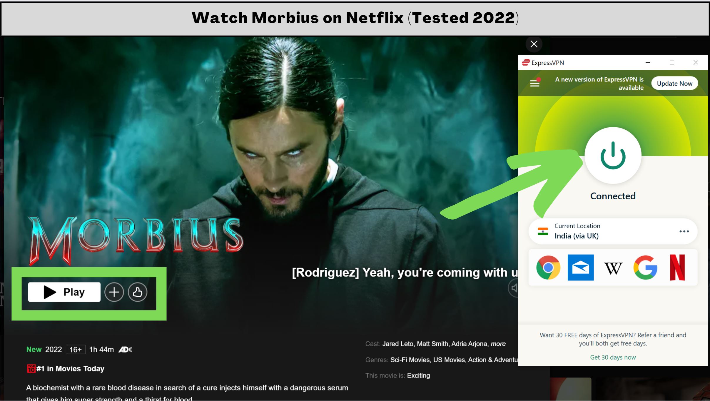 Watch Morbius on Netflix