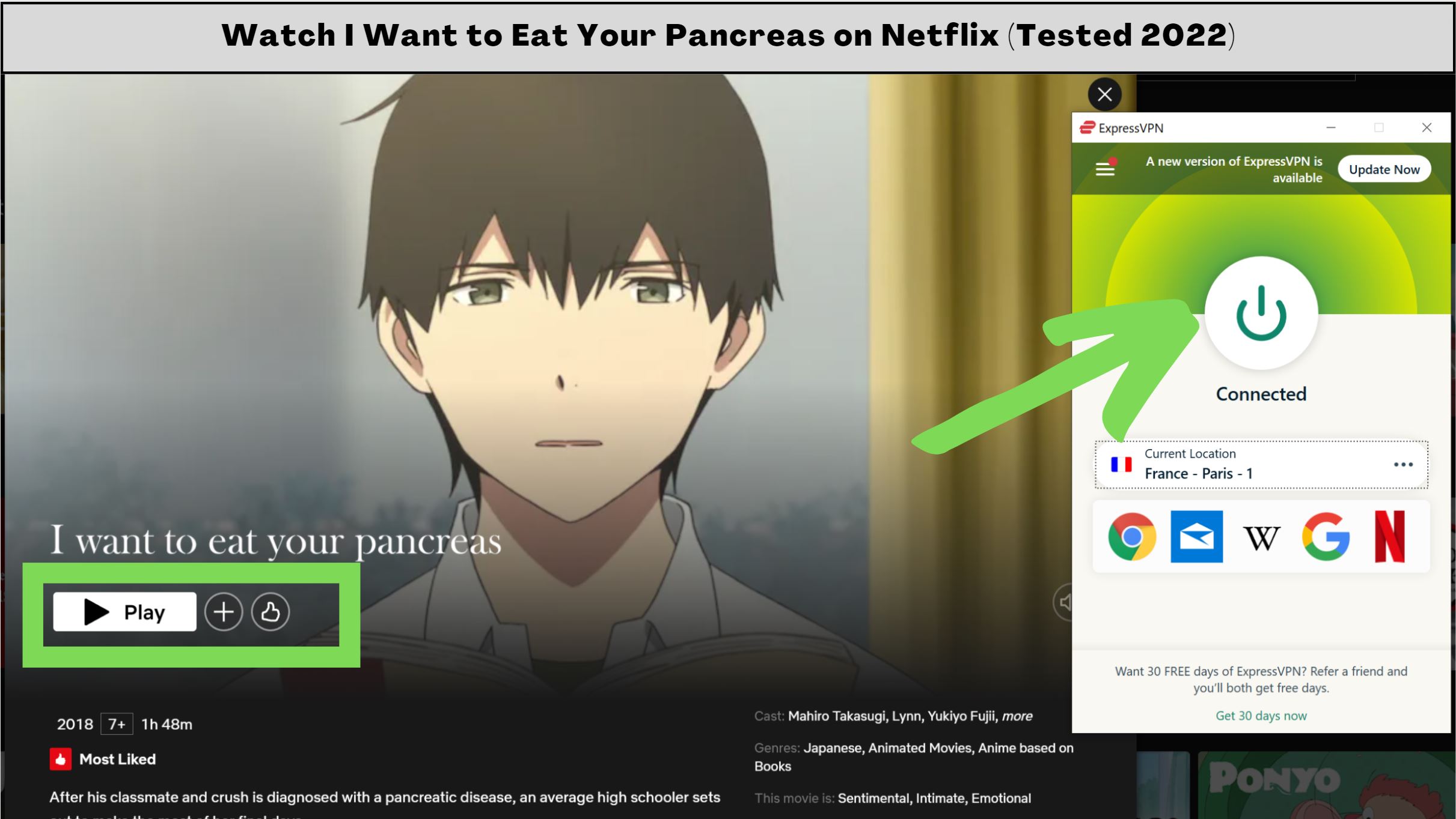 I Want to Eat Your Pancreas on Netflix