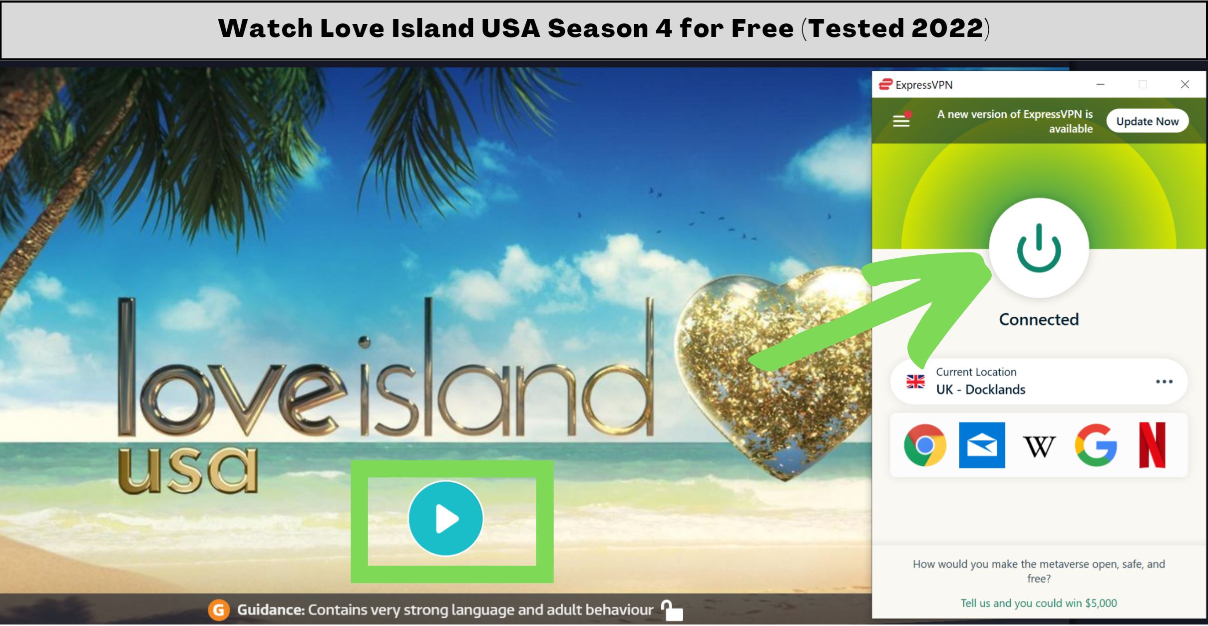 watch love island usa free