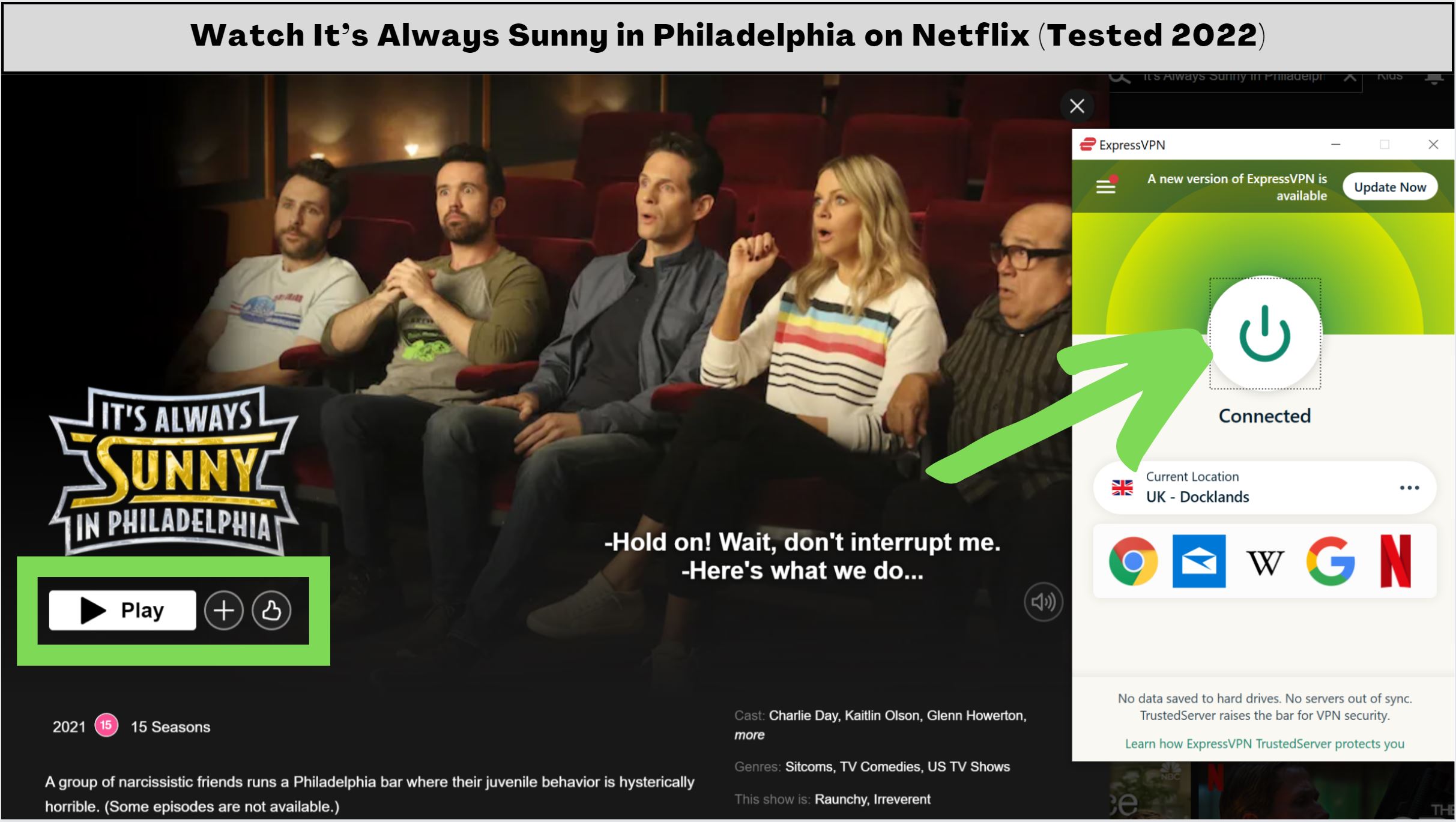 Watch It’s Always Sunny in Philadelphia on Netflix