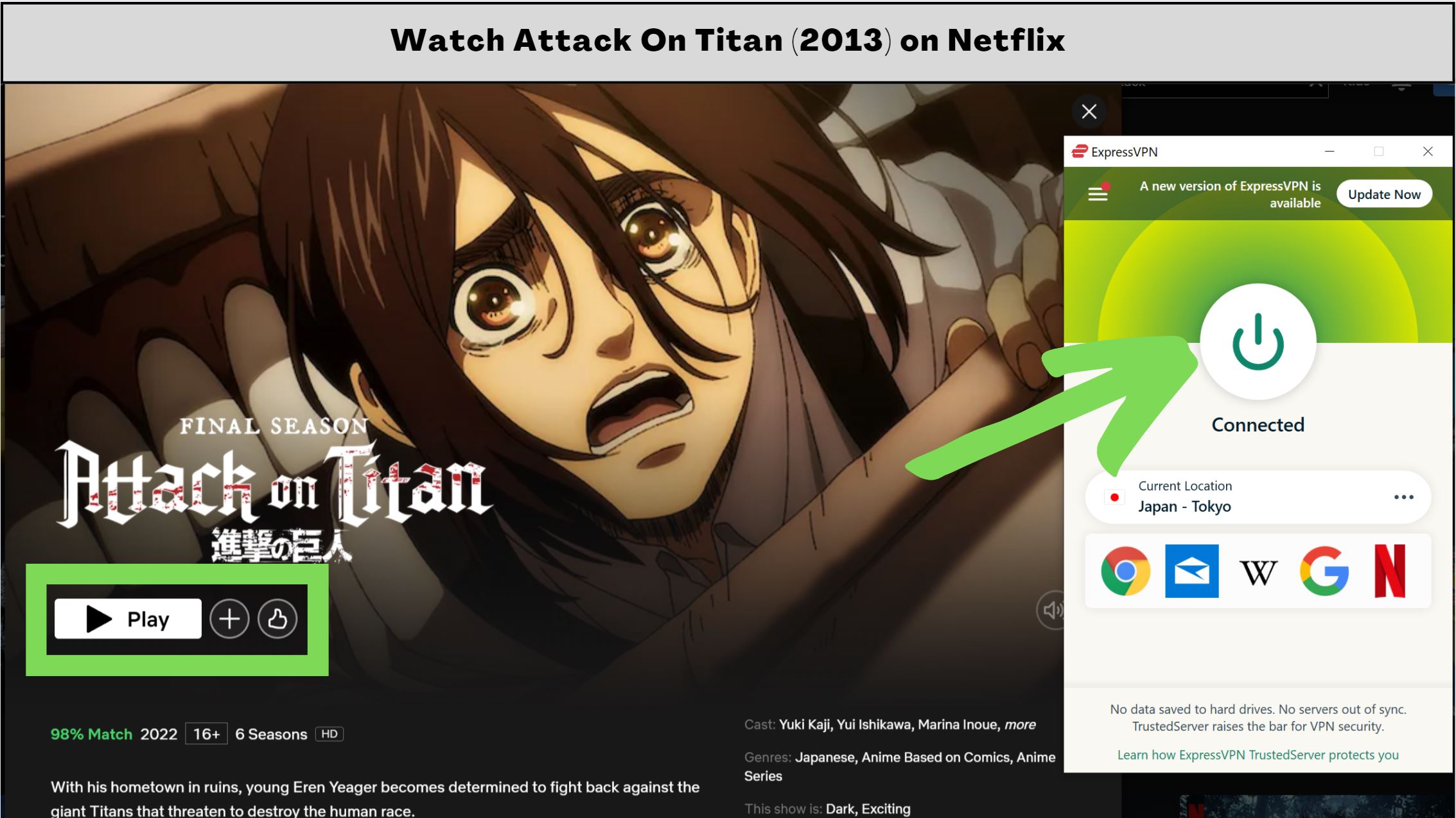 watch Attack on Titan on Netflix