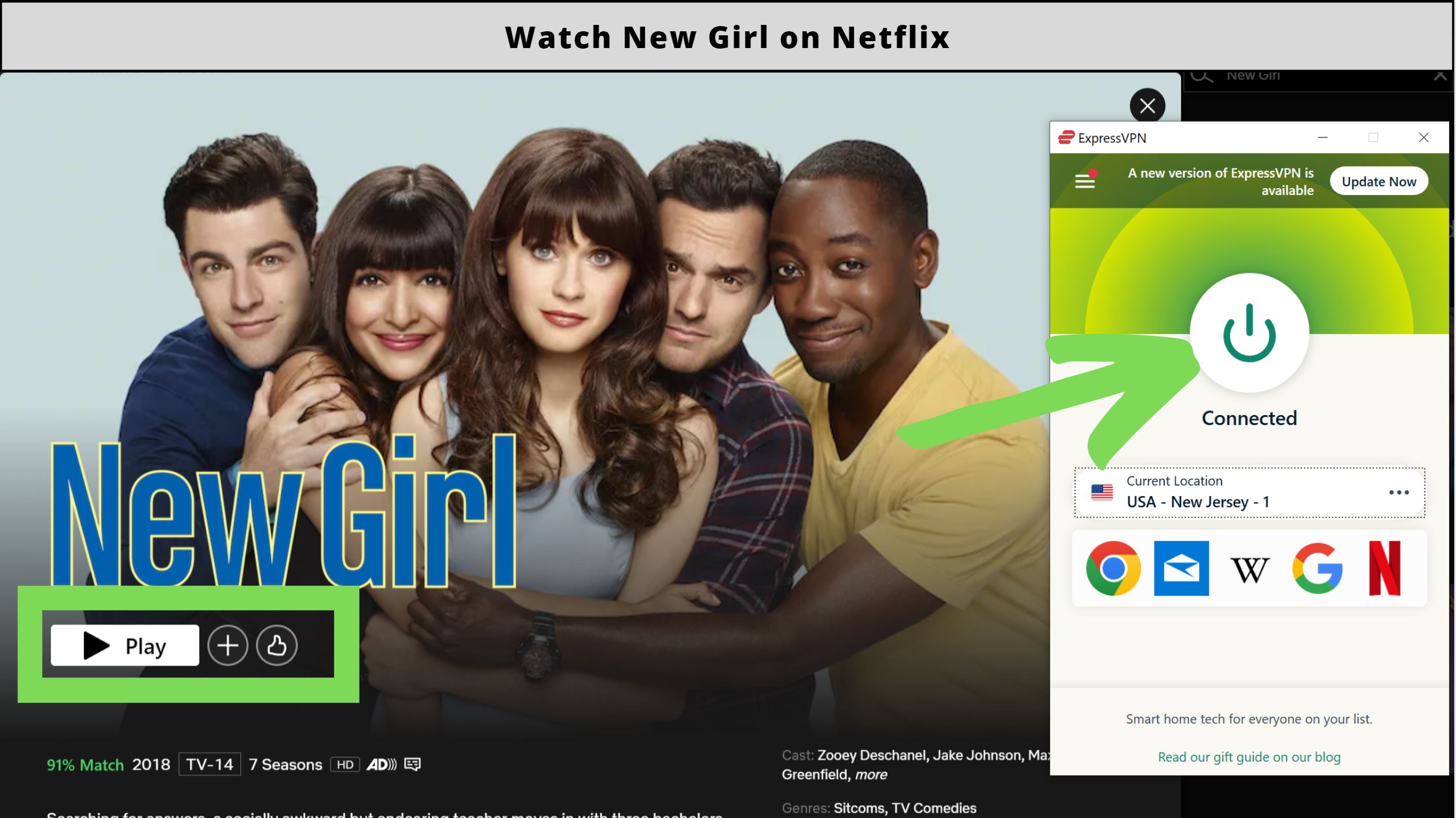 Is New Girl on Netflix?