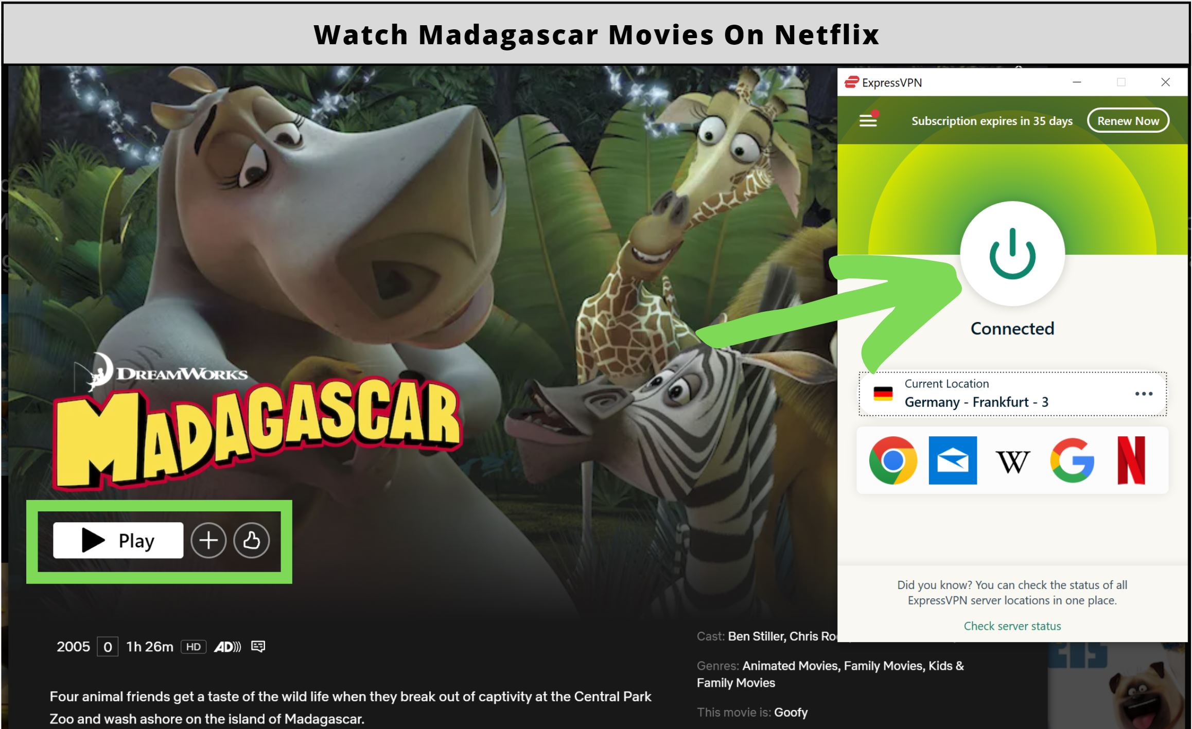 Is Madagascar on Netflix in 2023