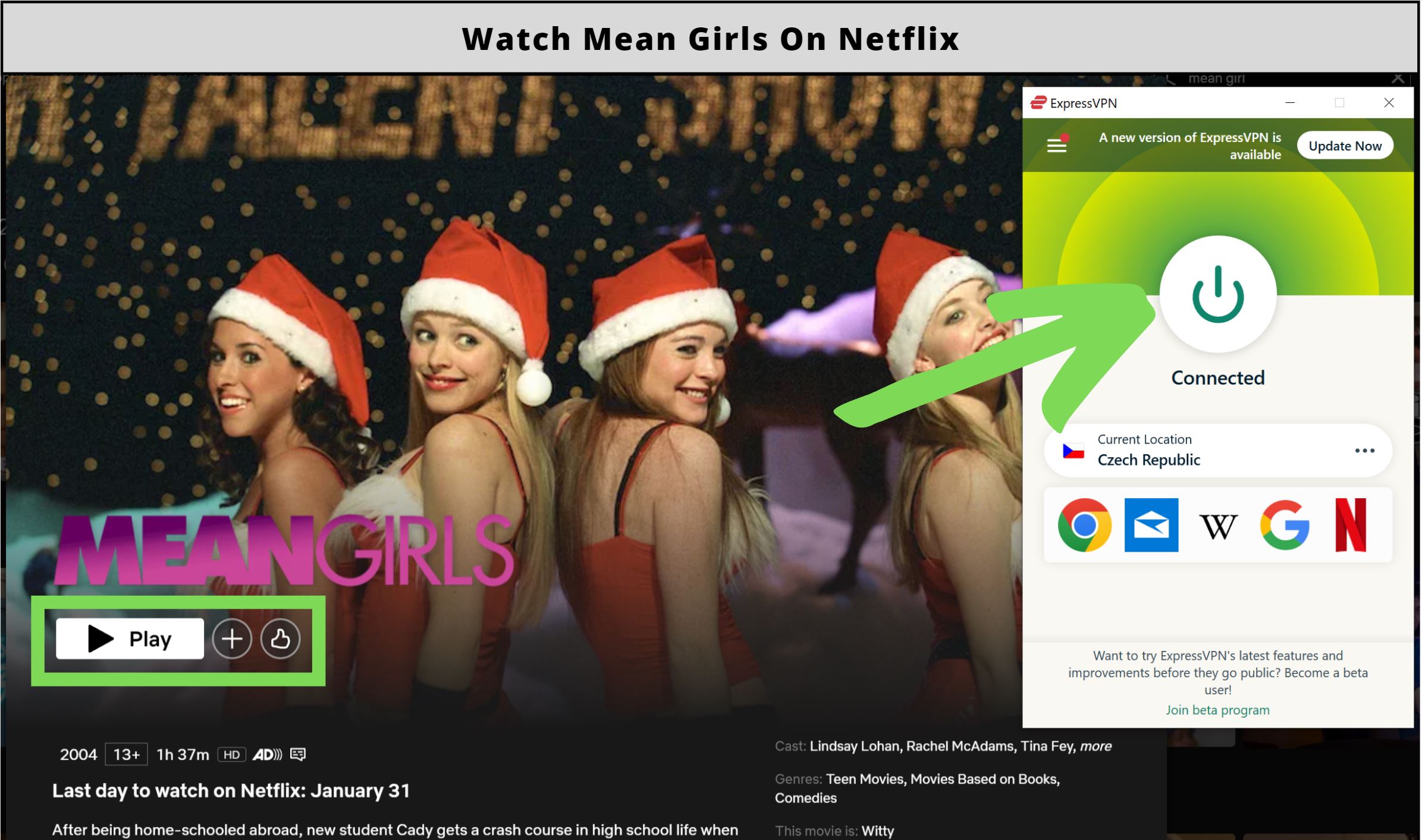 Mean Girls on Netflix