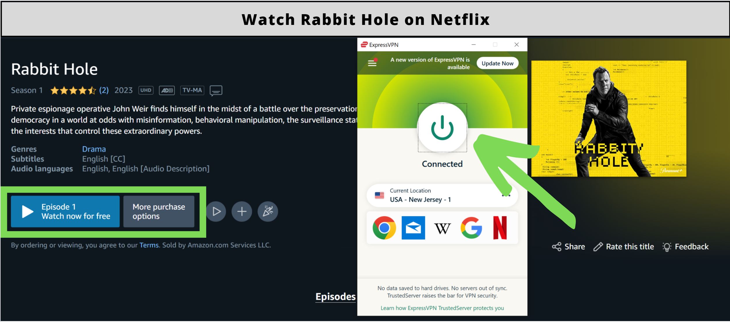 Is Rabbit Hole on Prime Video?