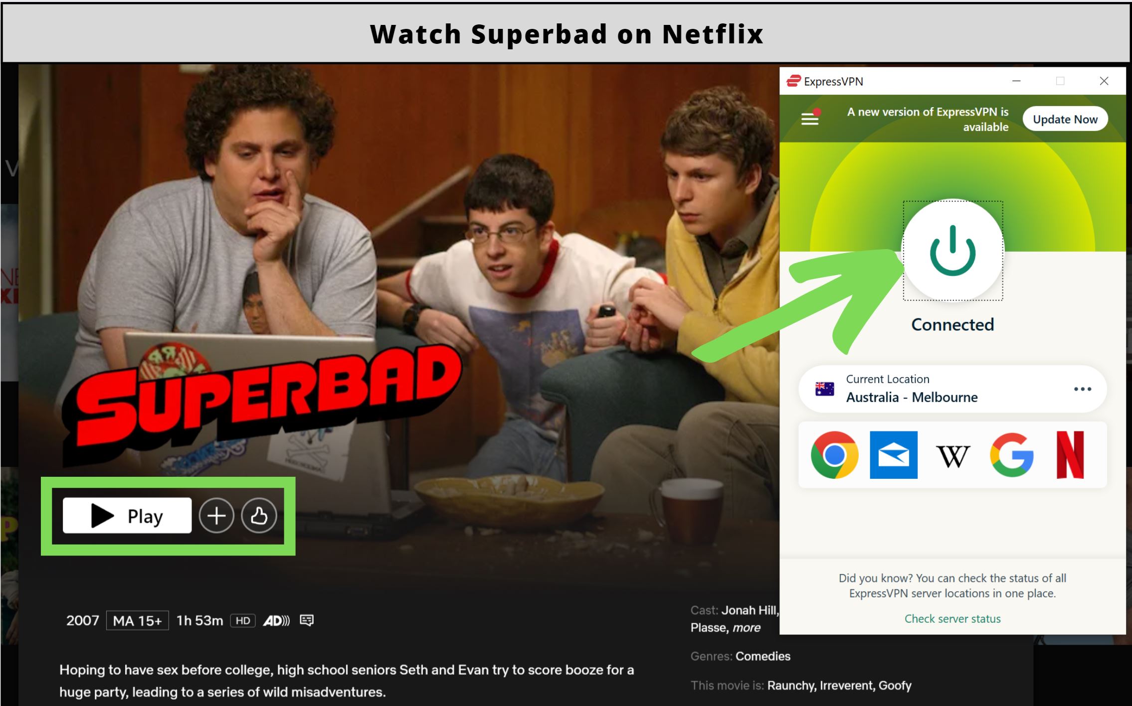 Is Superbad on Netflix in 2023?