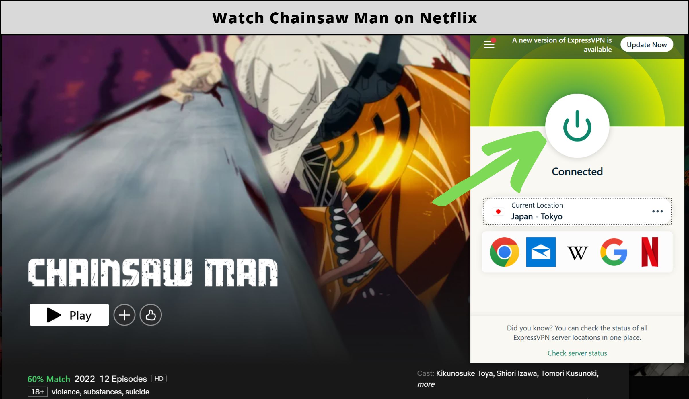 Is Chainsaw Man on Netflix in 2023?