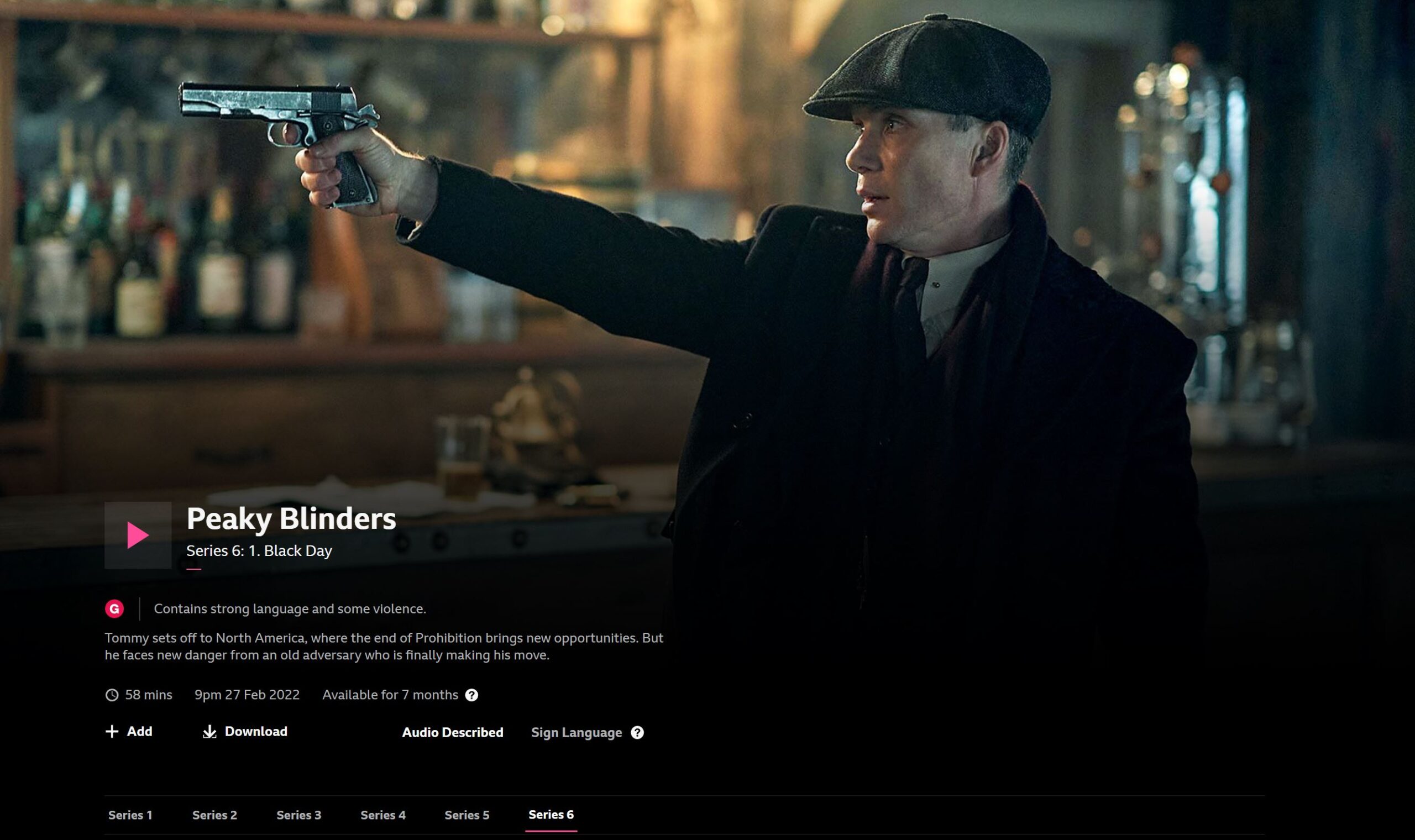 watch Peaky Blinders Season 6 online on BBC