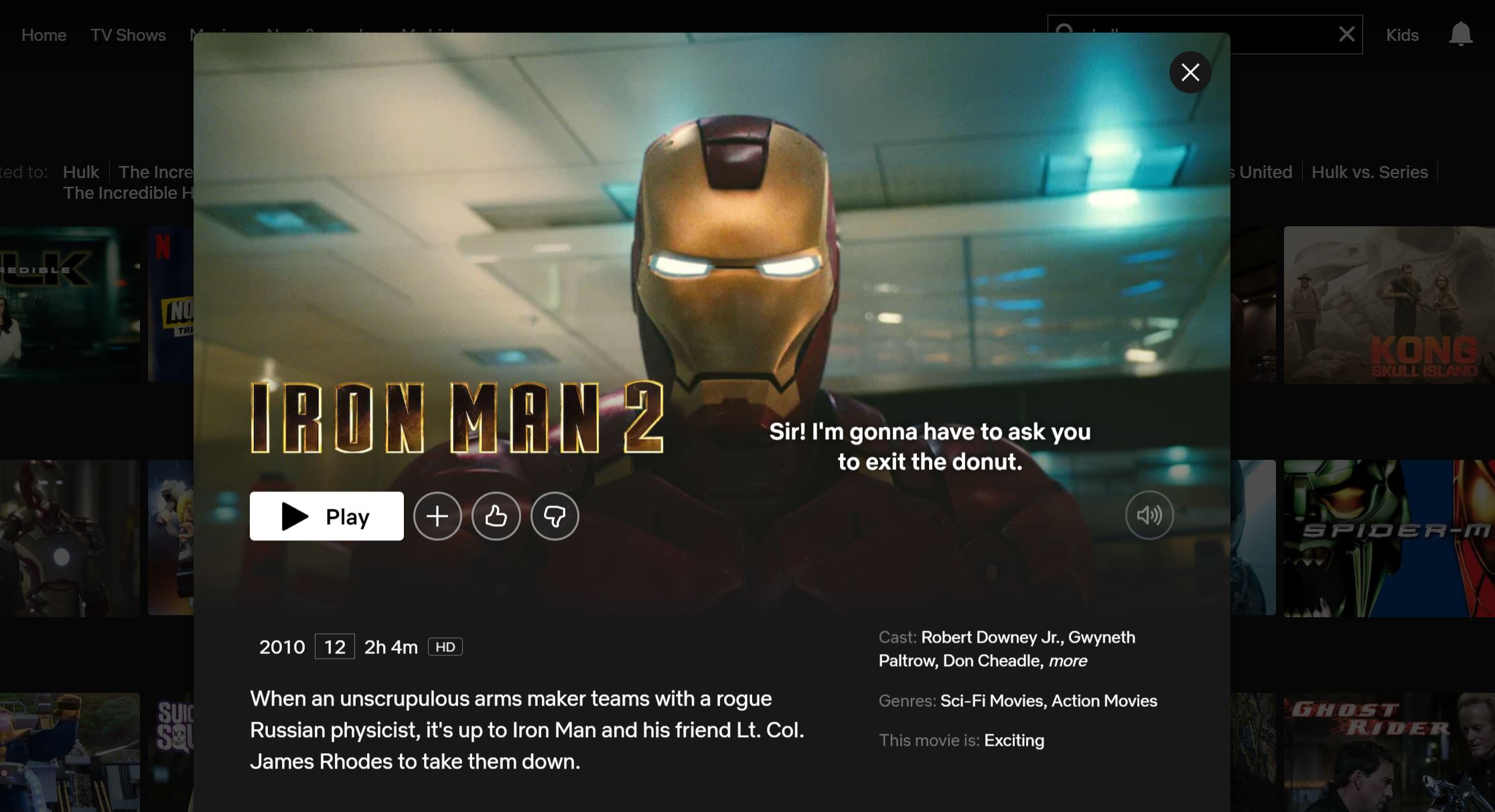 Iron Man 2 (2010) Netflix