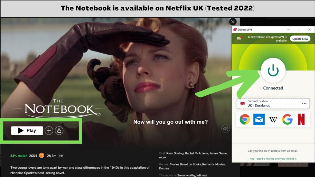 How To Watch The Notebook On Netflix (Learn In 2 Minutes)
