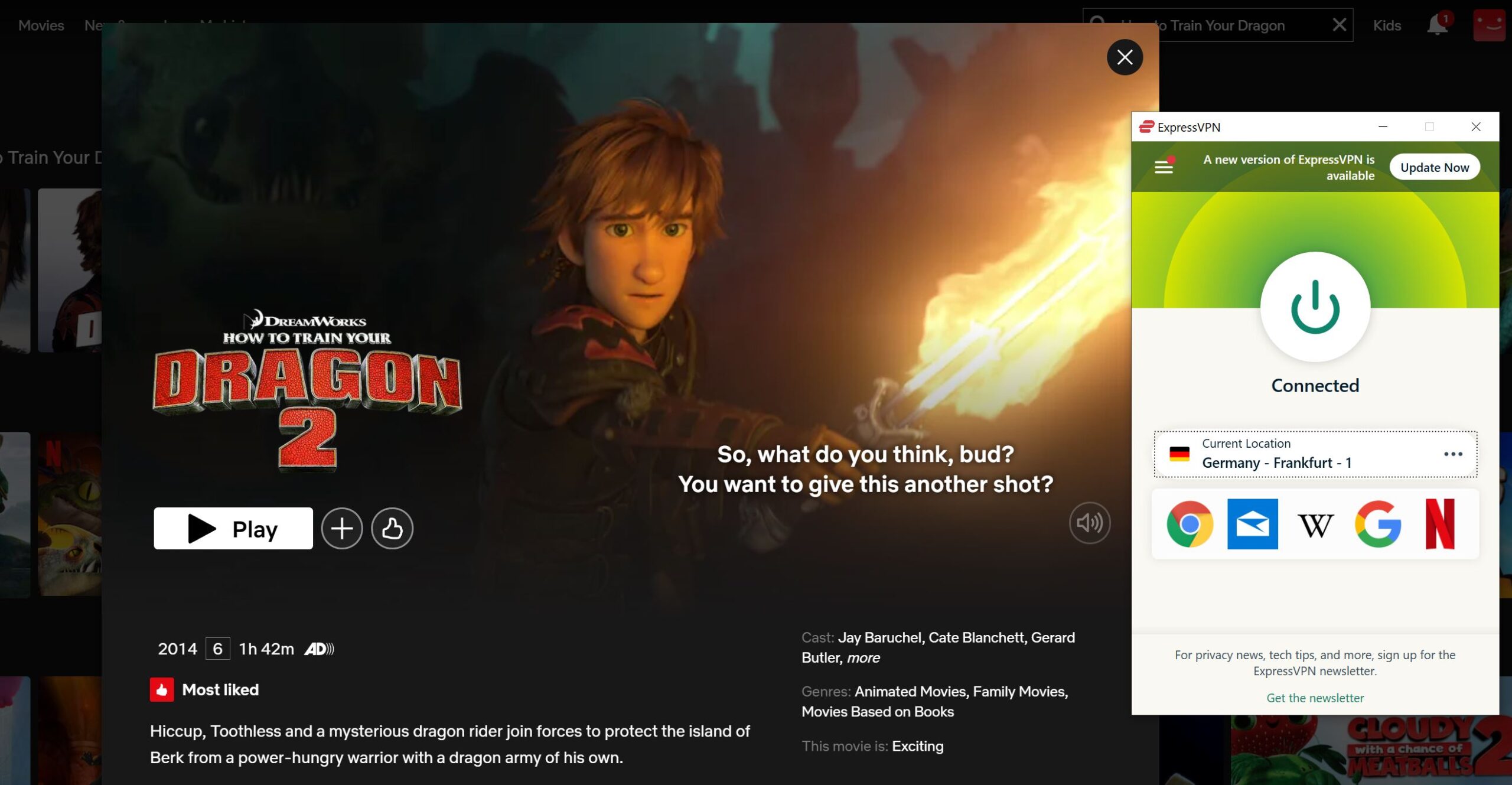 how to train your dragon 2 netflix