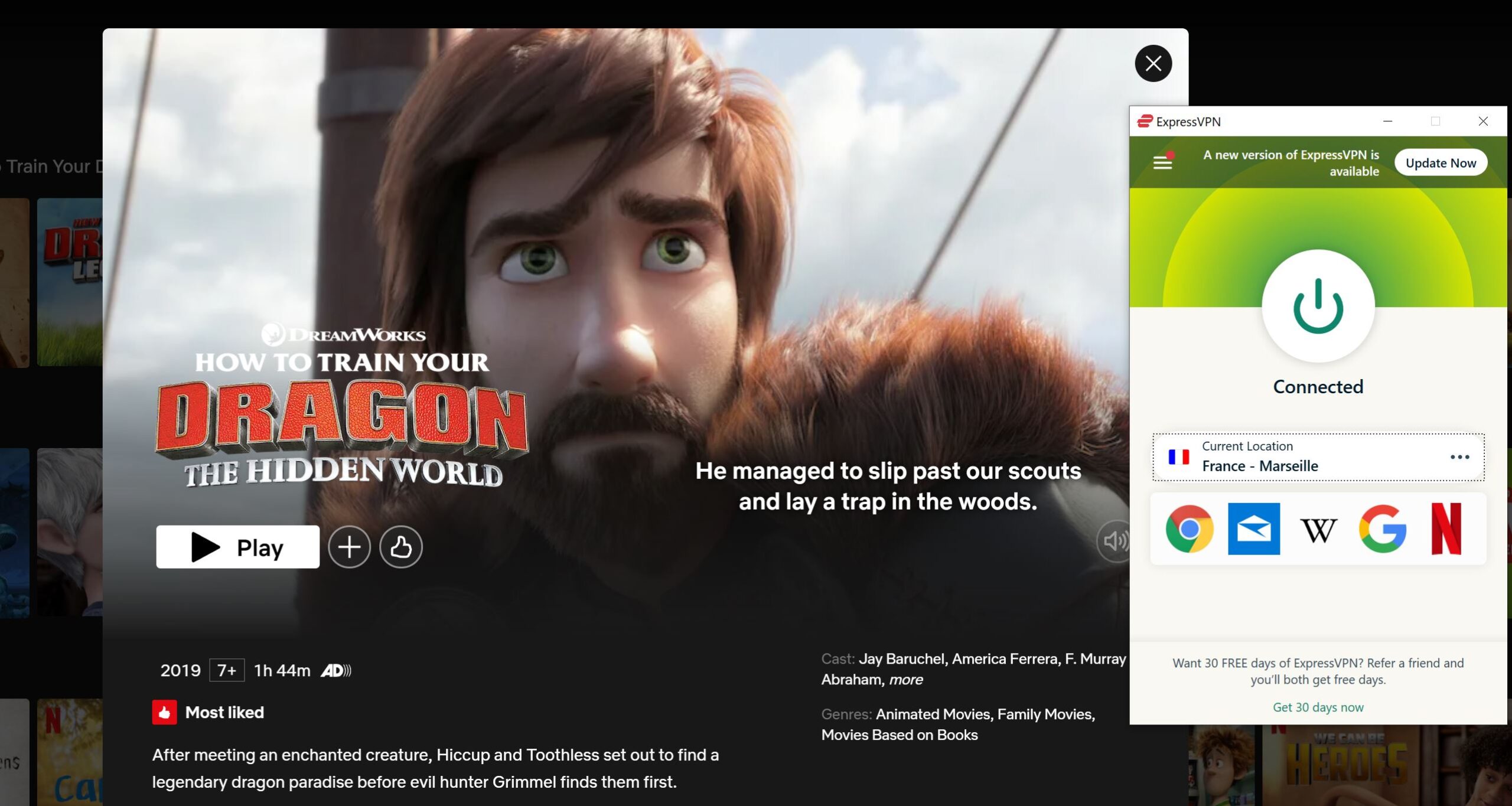 watch how to train your dragon 3 netflix