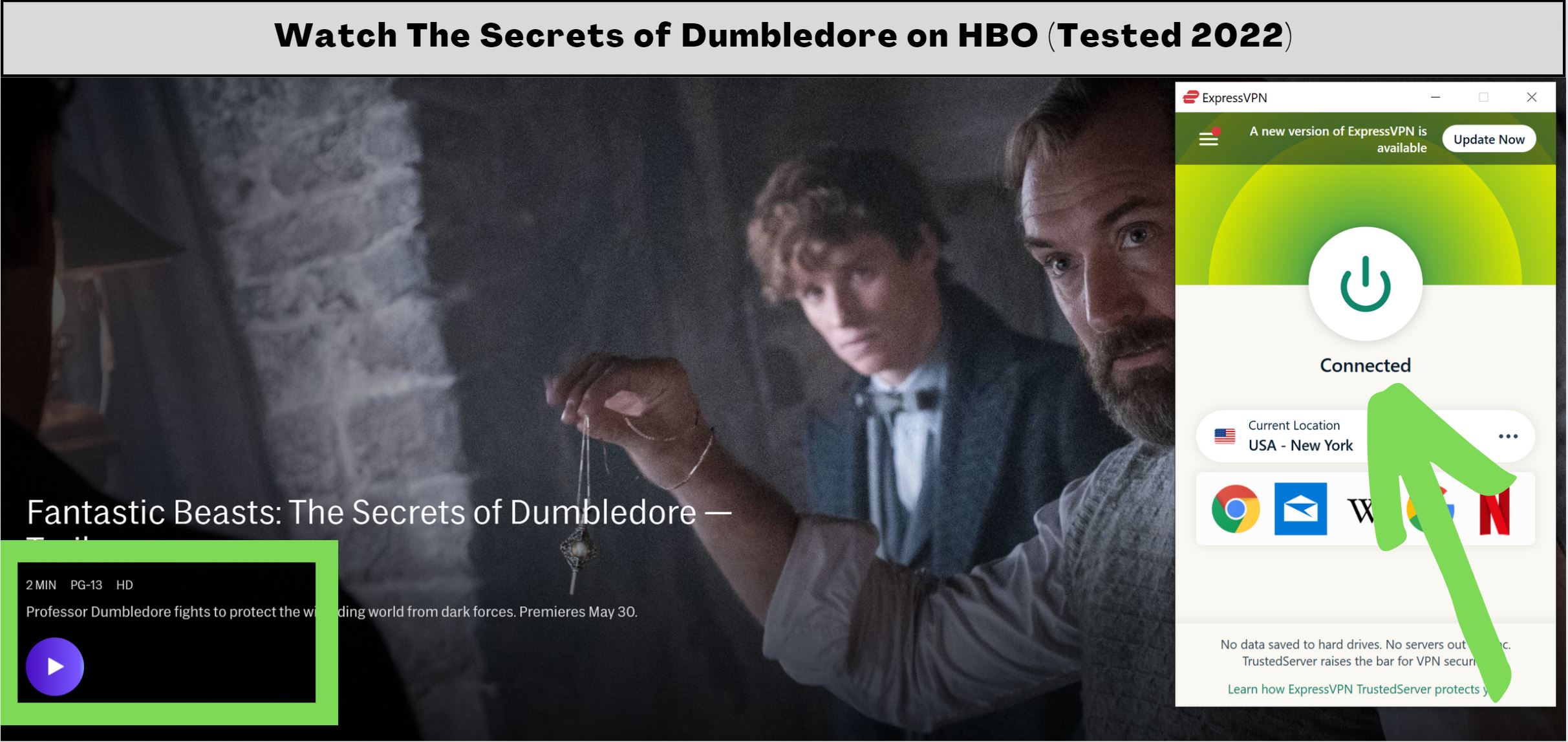 watch The Secrets of Dumbledore on HBO