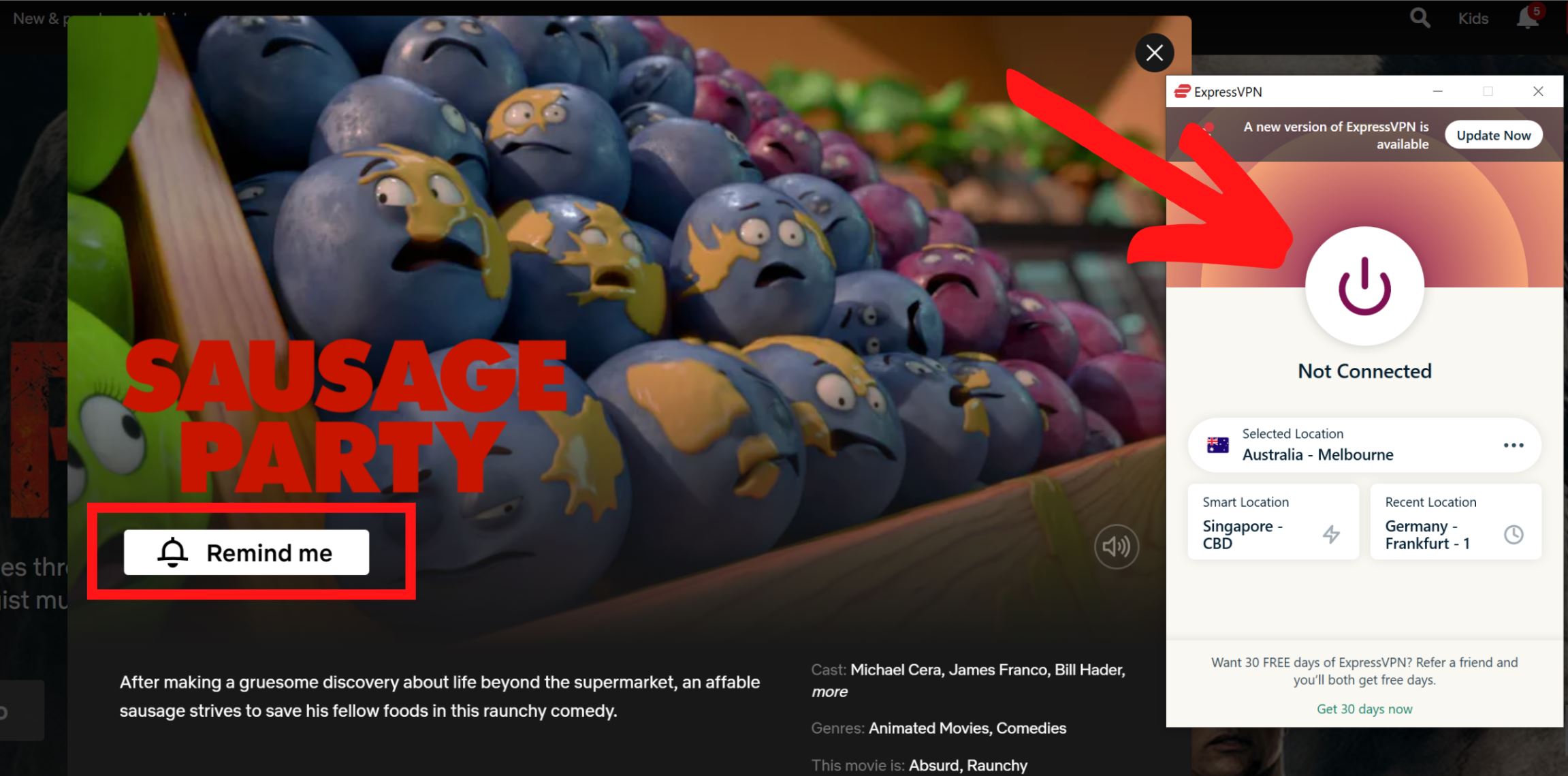 Stream Sausage Party on Netflix