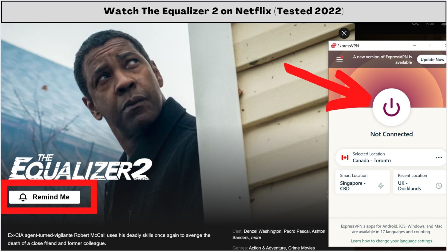 How To Watch The Equalizer 2 On Netflix Learn In 2 Minutes