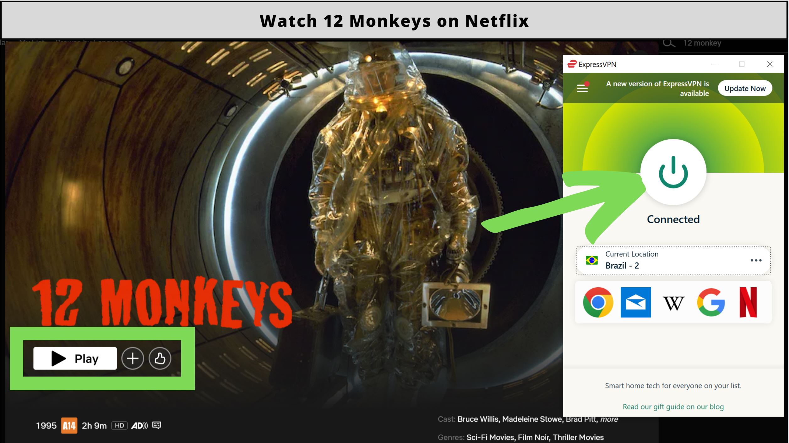 Is 12 Monkeys on Netflix?