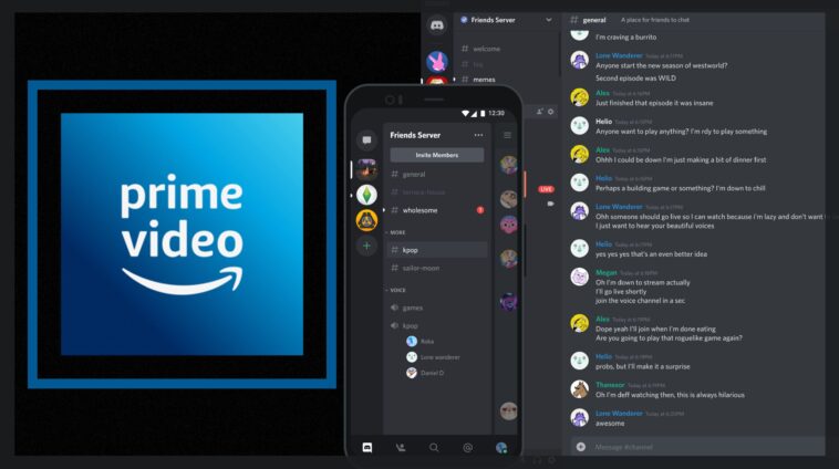 Can I watch Amazon Prime on Discord?