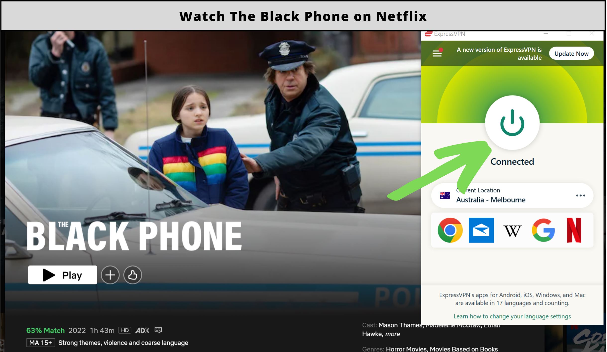 watch The Black Phone on Netflix in 2023?
