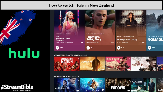 watch Hulu in New Zealand