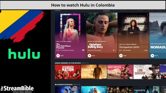 Is Hulu available in Colombia?