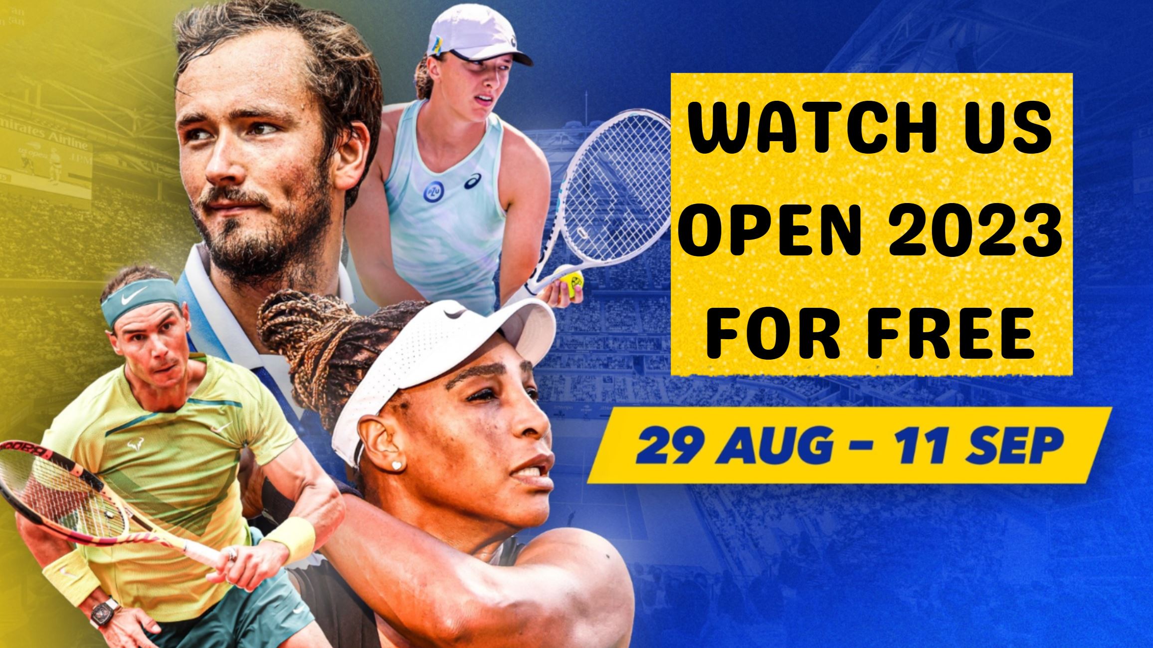 Where And How To Watch US Open 2023 In USA Live Online Free