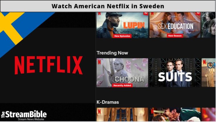 American Netflix in Sweden in 2023