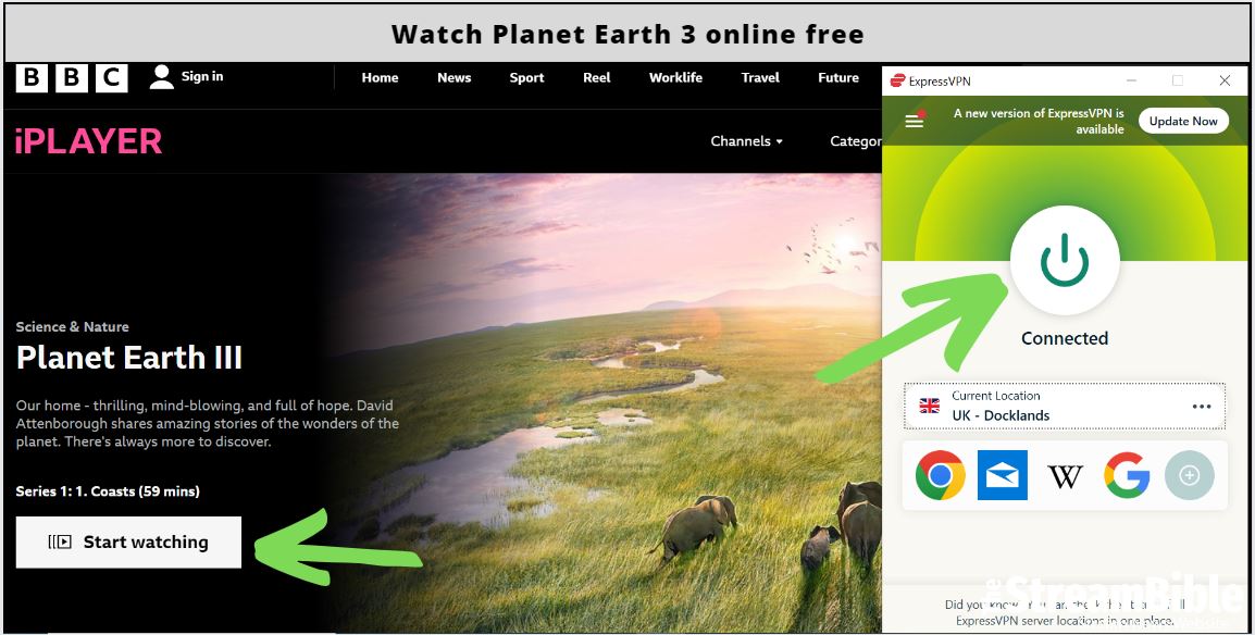 watch Planet Earth 3 in Canada for free