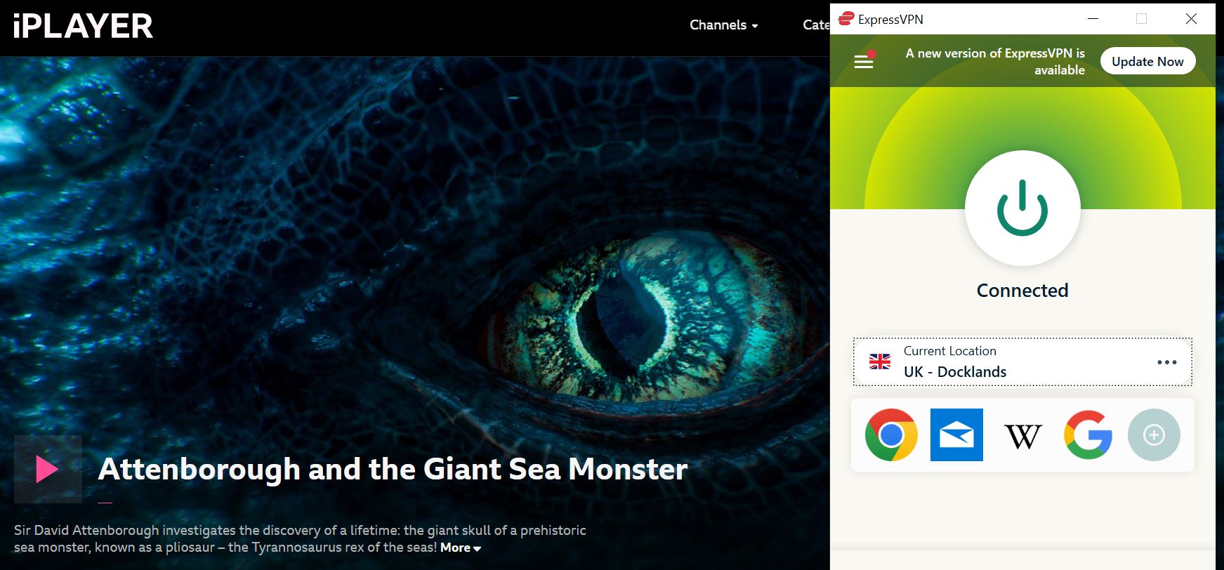 How to watch Attenborough and the Giant Sea Monster